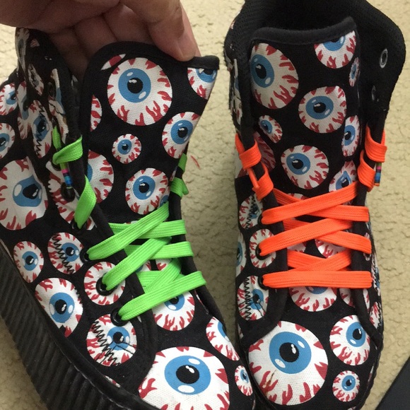 🖤Jeffery Campbell eyeball platform sneakers - Picture 9 of 14